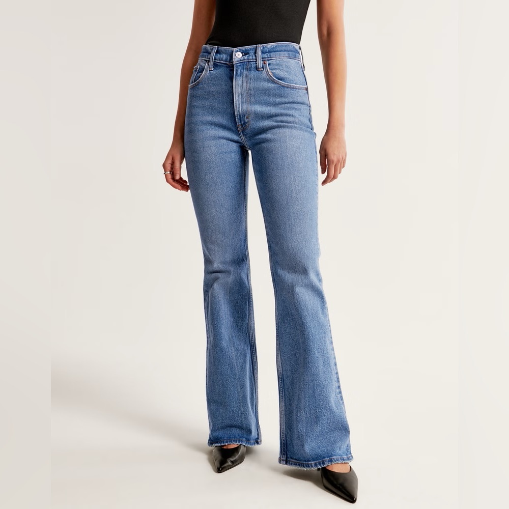Abercrombie 70 Vintage Flare Ultra High Rise CurveLove